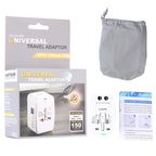 110-250V Multi-function Travel Universal Converter with Dual USB Interfaces, EU / UK / US / AU Plug — view 6