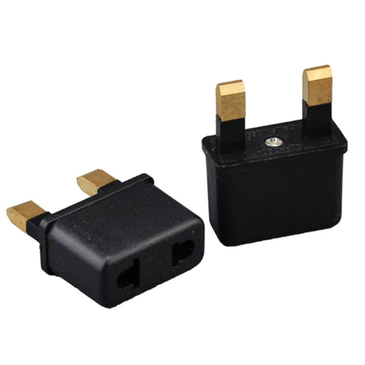 100 PCS US/EU Plug to UK Plug Adapter Power Socket Travel Converter — view 3