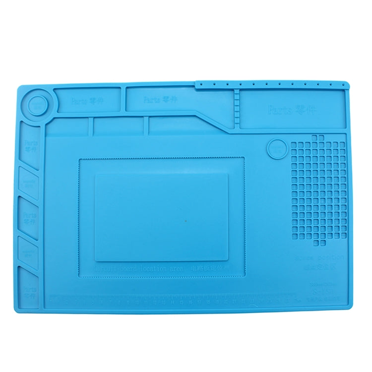 JIAFA S-150 Maintenance Platform Heat-resistant Repair Insulation Pad Silicone Mats with Screws Position