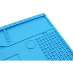 JIAFA S-150 Maintenance Platform Heat-resistant Repair Insulation Pad Silicone Mats with Screws Position