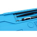 JIAFA S-150 Maintenance Platform Heat-resistant Repair Insulation Pad Silicone Mats with Screws Position