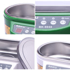 BAKU BK-9050 30W / 50W Adjustable 0.6L LCD Display Ultrasonic Cleaner, AC 220V