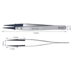 BEST BST-259A Stainless Steel Snti Static Tweezer