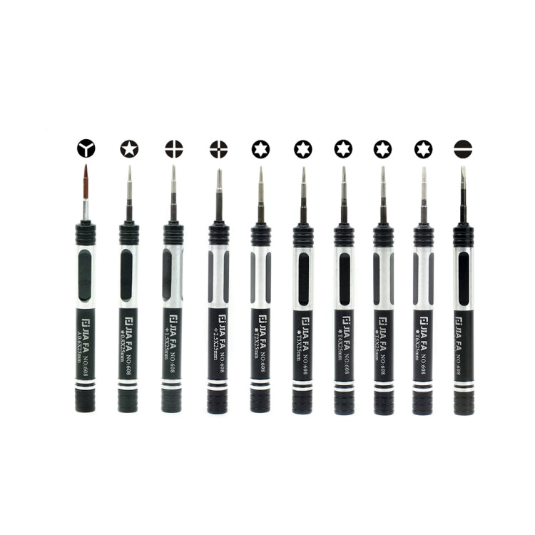 Multi-model Available Metal Mobile Phone Repair Tool Combination Screwdriver, JF-8134 10 in 1