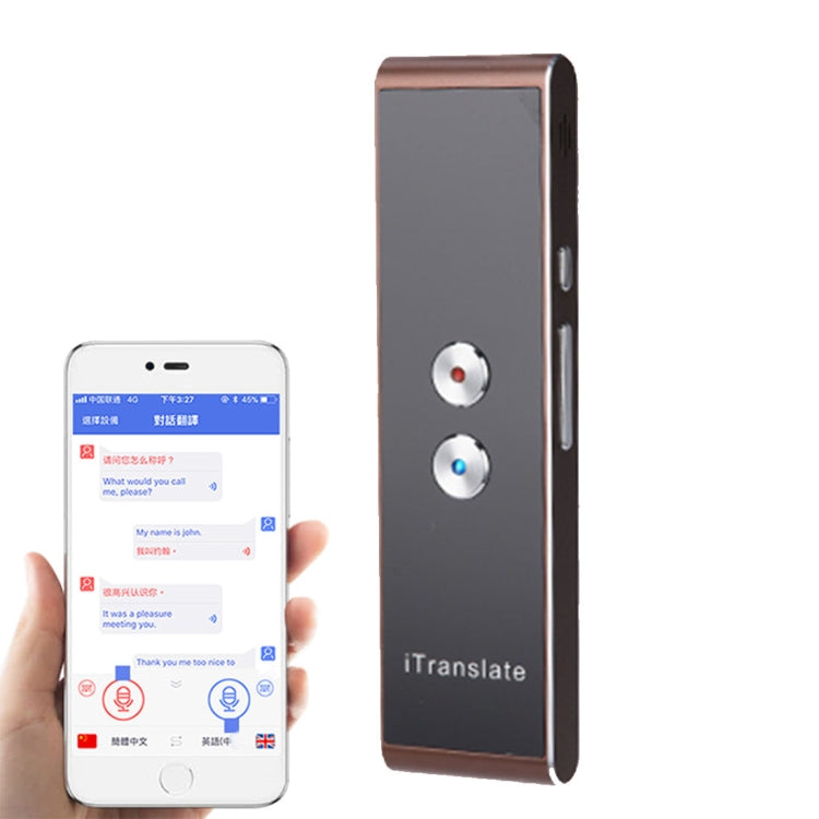 T8 Handheld Pocket Smart Voice Translator Real Time Speech Translation Translator with Dual Mic, Support 33 Languages — view 11