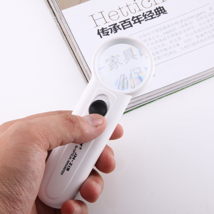 JAKEMY JM-Z19 Portable 8X Optical Magnifier with LED Light