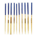 JF-170407 10 in 1 3x140mm Gold Plating Files Group Tool Set