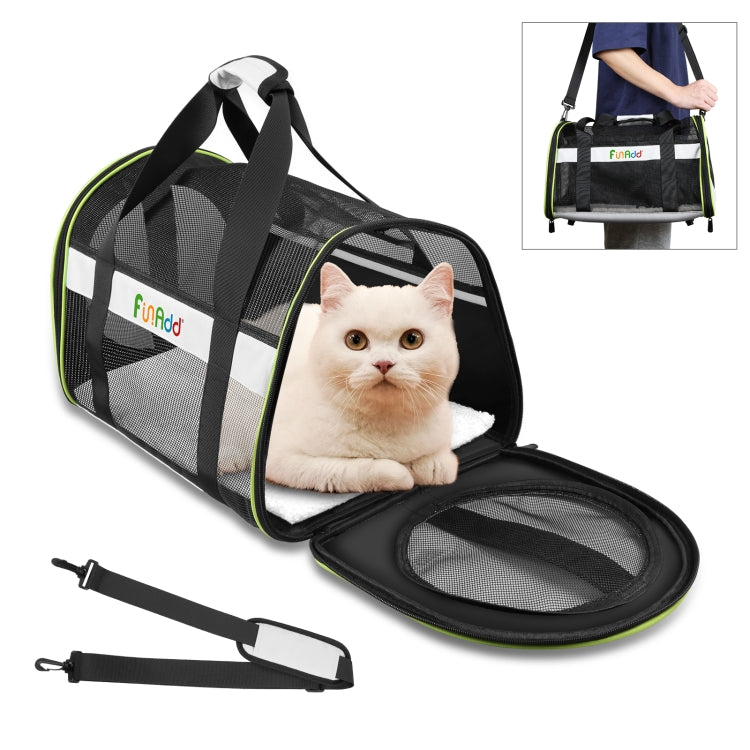 FUNADD Pet Travel Carrier Bag Shoulder Foldable Tote Bag