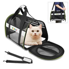 FUNADD Pet Travel Carrier Bag Shoulder Foldable Tote Bag