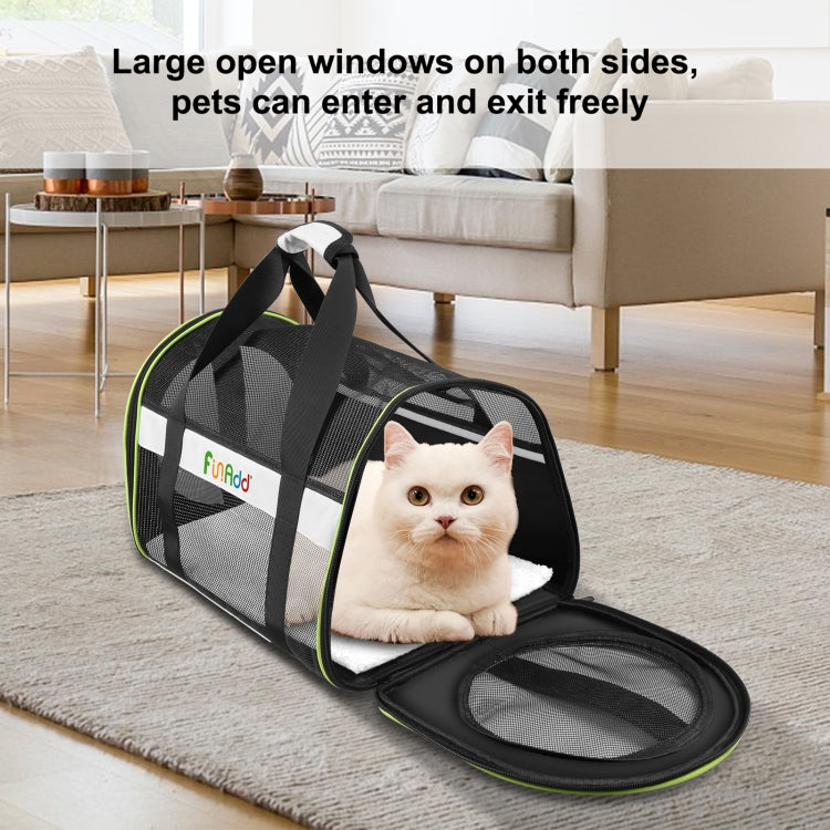FUNADD Pet Travel Carrier Bag Shoulder Foldable Tote Bag