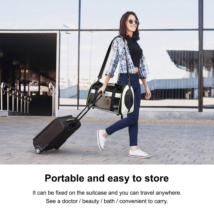 FUNADD Pet Travel Carrier Bag Shoulder Foldable Tote Bag