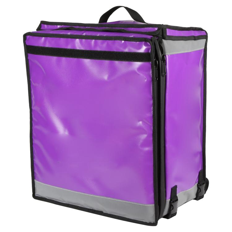 Top and Side Open Pizza Delivery Backpack Bag Insulated Food Delivery Box, Extendable