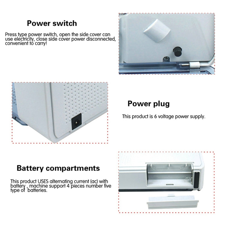 V40 Handheld Mini Portable Small Money Counting Machine, Specification: UK Plug — view 8