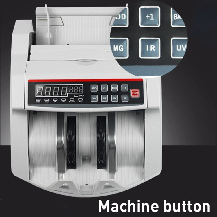 2108 UVMGIR 220V Multi-Currency Multifunctional Money Counter, Specifications:UK Plug