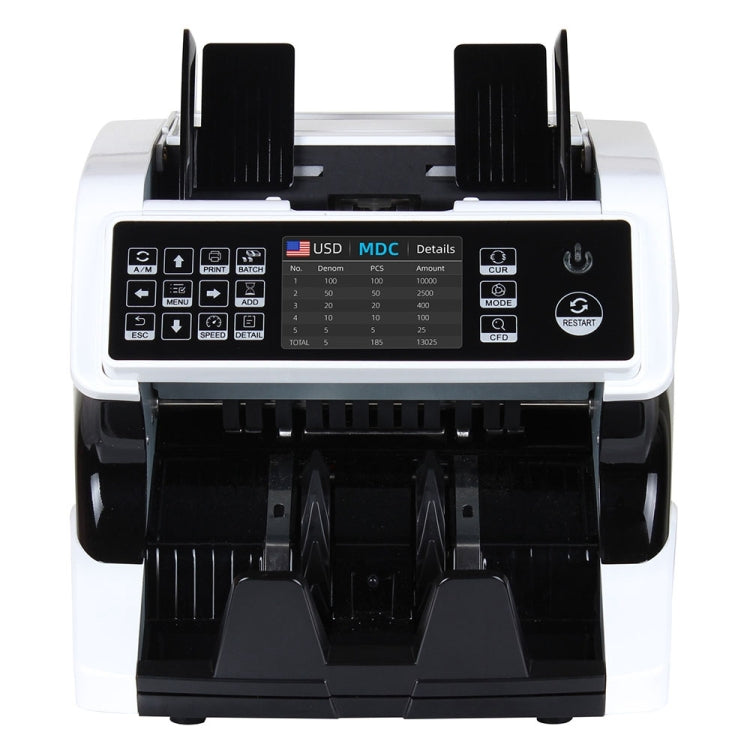 AL-920 Dual CIS Image Multi-Currency Vertical Currency Counter, Specifications:UK Plug