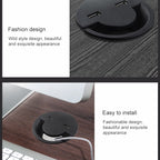 80mm Desktop Outlet USB Cable Wire Hole Cover Round Winder Holder — view 6