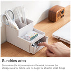 Desk-top Removable Pen Holder Stationery Box Assembly File Storage Box