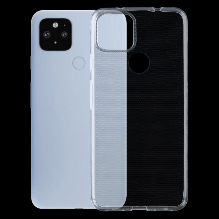 0.75mm Ultra-thin Transparent TPU Soft Protective Case, For Google Pixel 5A 5G