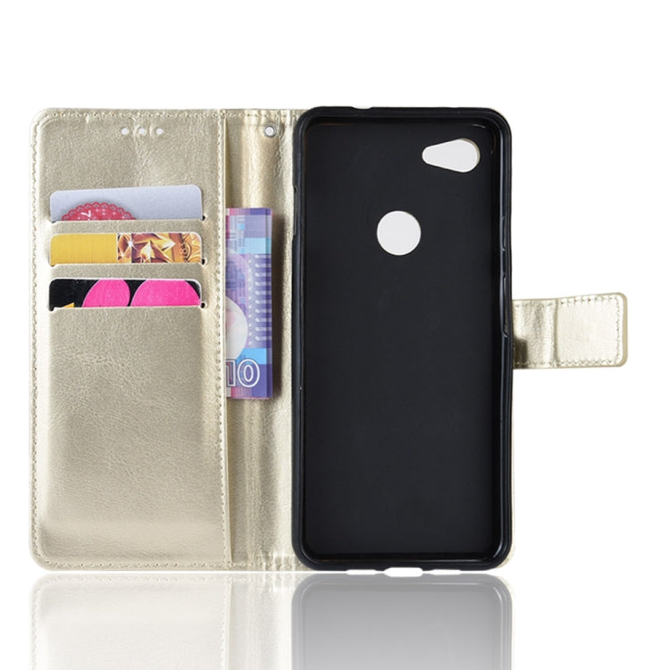 Retro Crazy Horse Texture Horizontal Flip Leather Case for Google Pixel 3 lite, with Holder & Card Slots & Photo Frame
