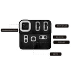 DIY Stainless Steel Assembly Remote Control Robot Interactive Intelligence Toy, MoFun SW(RC)009