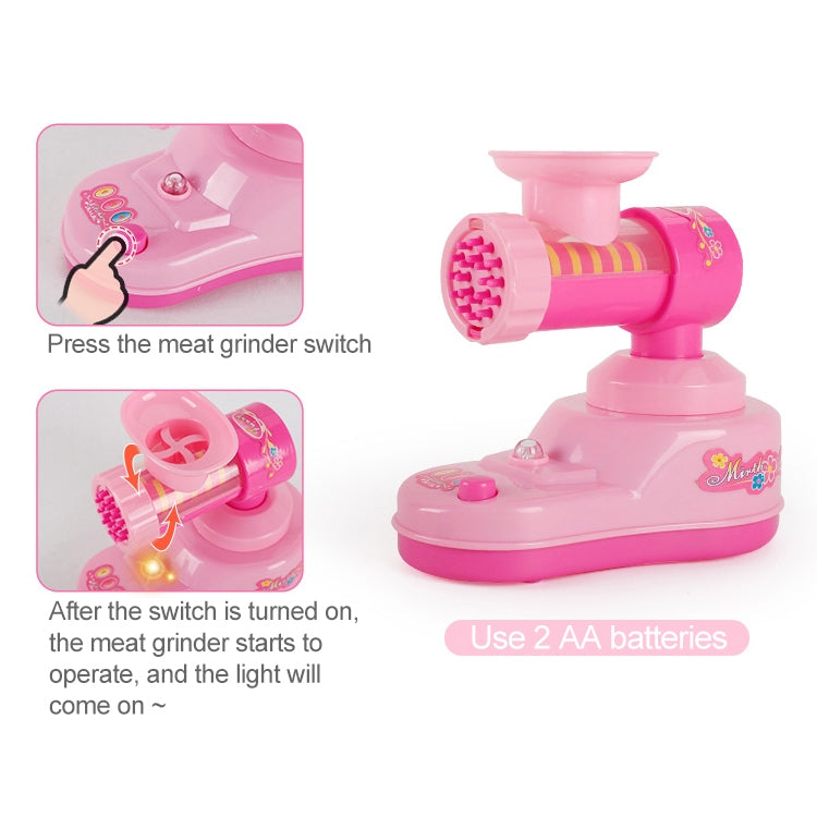 Mini Meat Grinder Pretend Play Children Simulation Appliances Toys