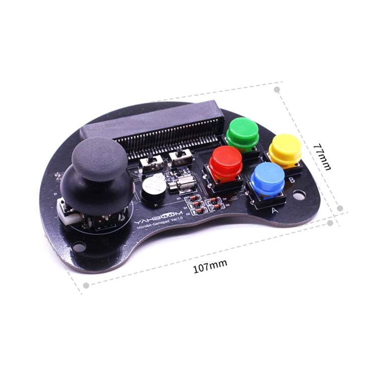 Yahboom Microbit Basic Game Handle Board, Compatible with Micro:bit V2/1.5 Board, without Micro:bit V2/1.5 Board