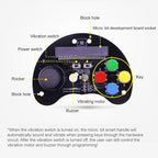 Yahboom Microbit Basic Game Handle Board, Compatible with Micro:bit V2/1.5 Board, without Micro:bit V2/1.5 Board