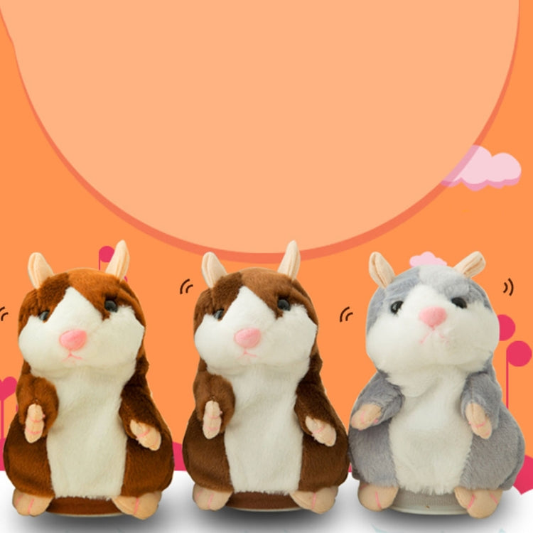 Educational Toys Cartoon Hamster Cute Become Sound Recording Voles Children Birthday Gift, Random Color Delivery, Size: 15*8*8cm