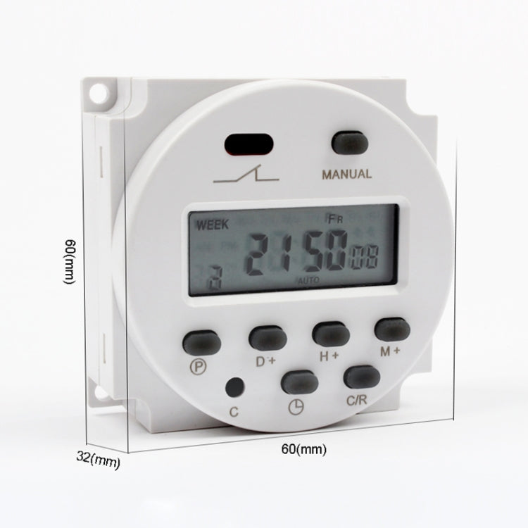 CN101A AC110V Microcomputer Time Switch Digital LCD Power Timer