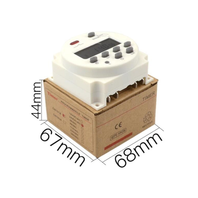 CN101A AC110V Microcomputer Time Switch Digital LCD Power Timer
