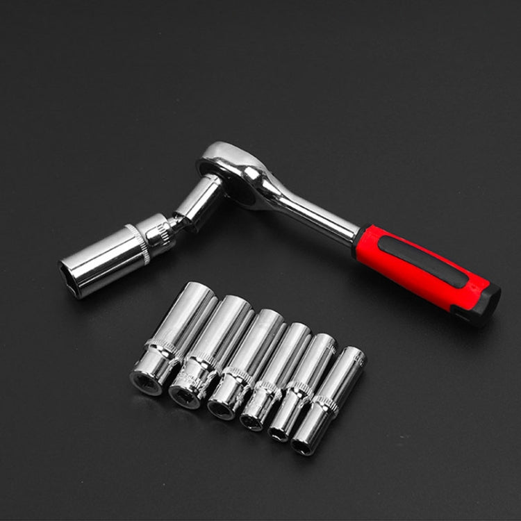 Multi-function Car Repair Combination Toolbox Ratchet Wrench Set, 53 In 1 — view 3