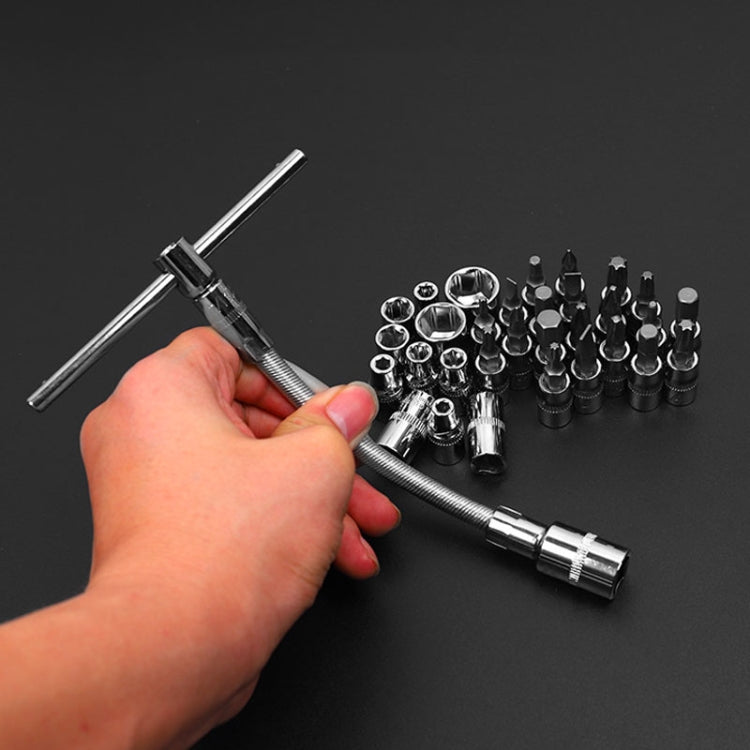 Multi-function Car Repair Combination Toolbox Ratchet Wrench Set, 53 In 1 — view 5