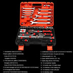 Multi-function Car Repair Combination Toolbox Ratchet Wrench Set, 82 In 1 — 82 In 1