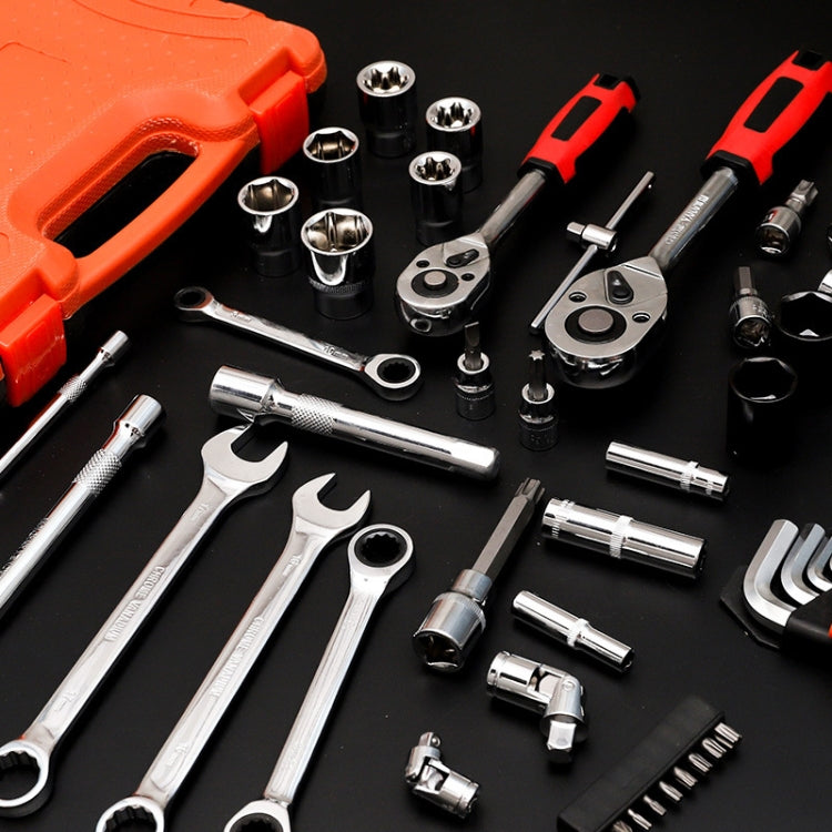 Multi-function Car Repair Combination Toolbox Ratchet Wrench Set, 82 In 1 — view 5