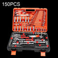 Multi-function Car Repair Combination Toolbox Ratchet Wrench Set, 150 In 1