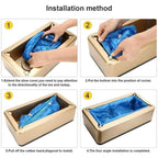 100 PCS Disposable Household T-shaped Shoe Cover