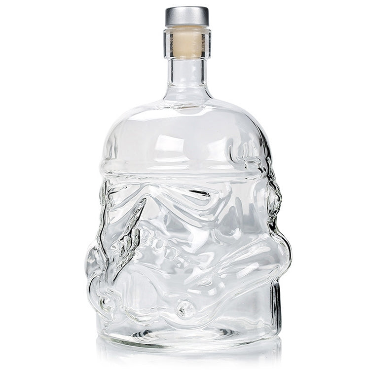 Wine Pot Decanter Transparent Crystal Vodka Flagon Gift, Capacity: 650ml, Glass Bottle