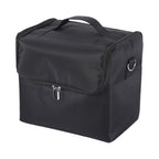 Removable Simple Portable Makeup Beauty Nail Storage Box — Black