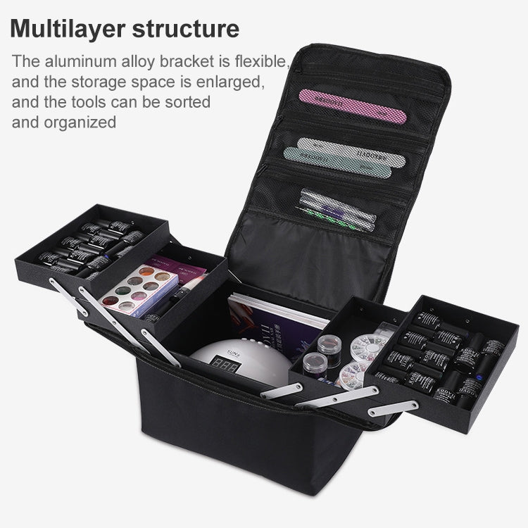 Removable Simple Portable Makeup Beauty Nail Storage Box — view 8