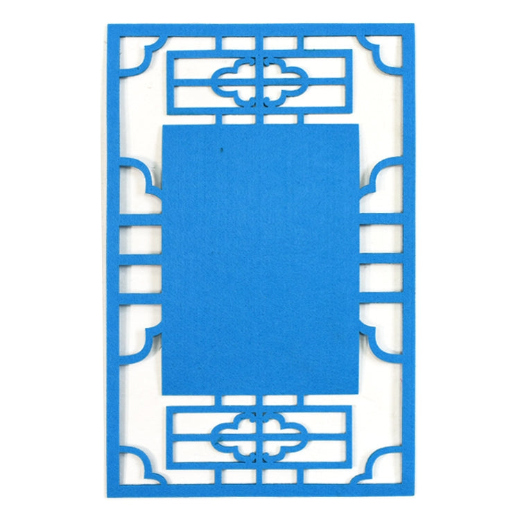 School Stereo Colorful Thick Non-woven Background Pad Decoration Materials, Size: 23.5x36cm — Red