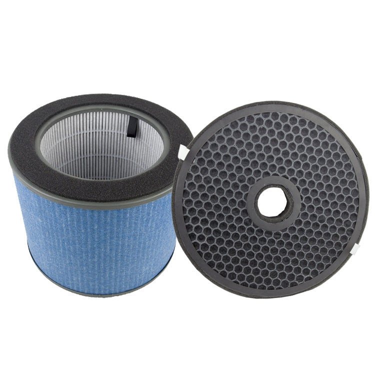 F300/MFC F330/MFA Air Purifier Replacement Screen Strainer HEPA + Activated Carbon Filter Element Set, For Haier