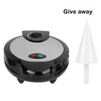 Electric Egg Roll Maker DIY Ice Cream Cone Machine Crispy Omelet Machine Pancake Machine, EU Plug, EU Plug — view 3