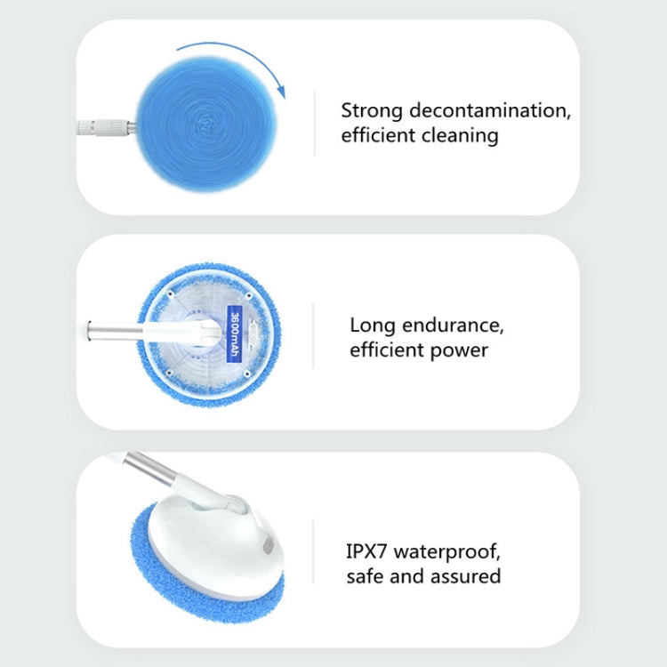 Wireless Electric Intelligent Telescopic Glass Wipe Window Cleaner — view 7