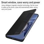 Smart Display View Window Flip Leather Protective Case with Sleep / Wake-up Function, For Huawei P50 Pro