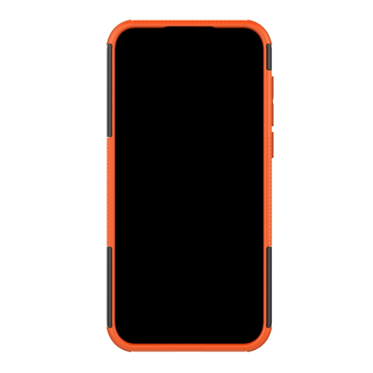 Shockproof PC + TPU Tire Pattern Case for Huawei Honor 8s, with Holder