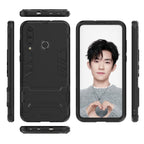 Shockproof PC + TPU Case for Huawei Nova 4, with Holder
