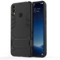 Shockproof PC + TPU Case for Huawei Honor 8C, with Holder, For Honor 8C