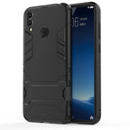Shockproof PC + TPU Case for Huawei Honor 8C, with Holder, For Honor 8C