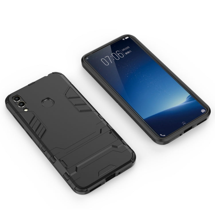 Shockproof PC + TPU Case for Huawei Honor 8C, with Holder, For Honor 8C