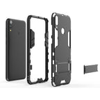 Shockproof PC + TPU Case for Huawei Honor 8C, with Holder, For Honor 8C